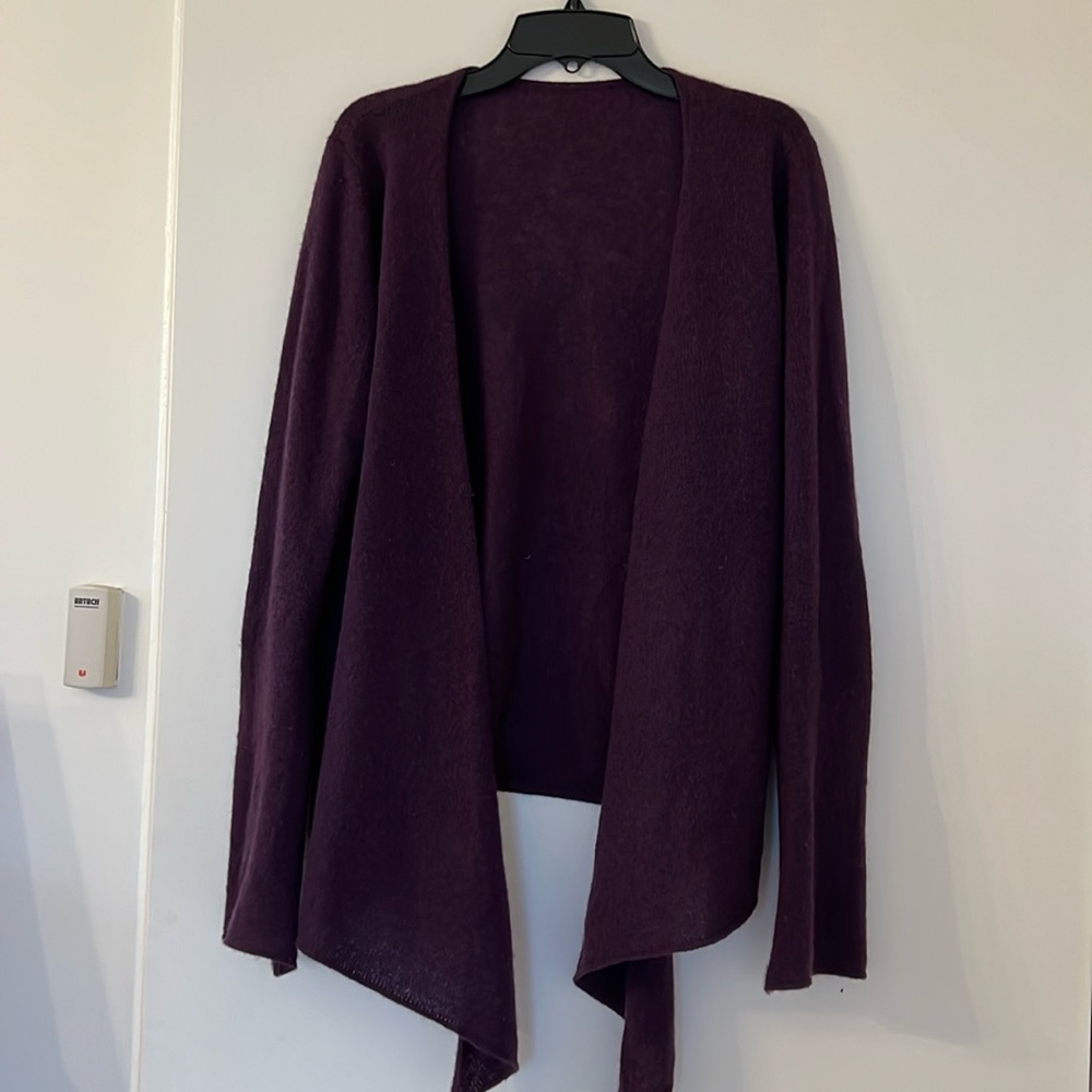 Women’s cashmere open front cardigan. Size M. Very light but warm